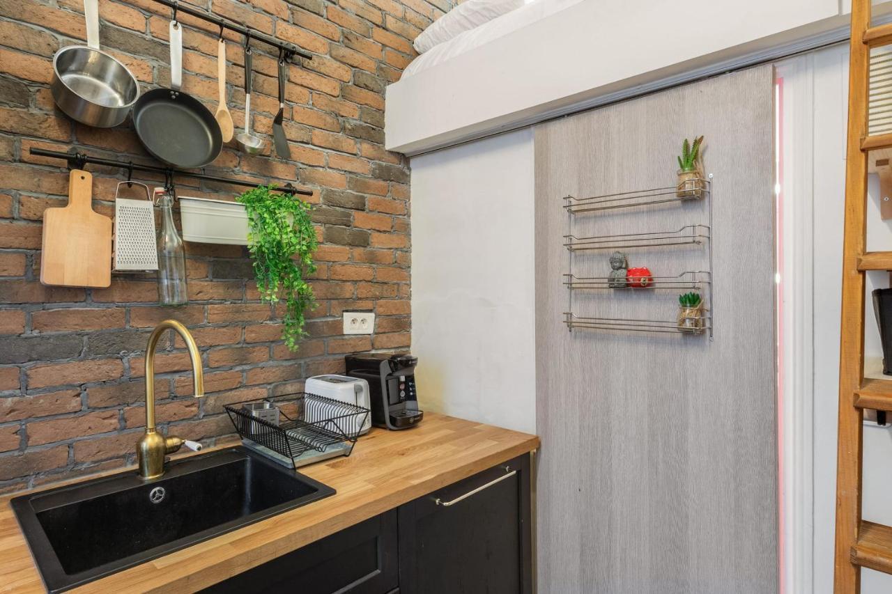 Charming Industrial-Style Studio Just Nearby Montmartre In Paris - Welkeys 아파트 외부 사진