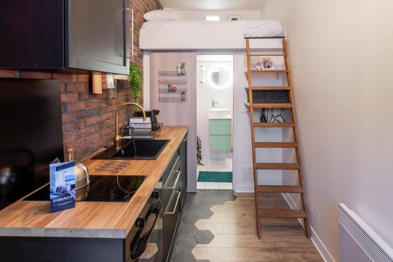 Charming Industrial-Style Studio Just Nearby Montmartre In Paris - Welkeys 아파트 외부 사진